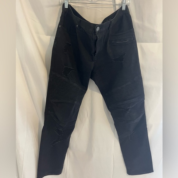 ARMANI EXCHANGE SKINNY BIKER JEANS